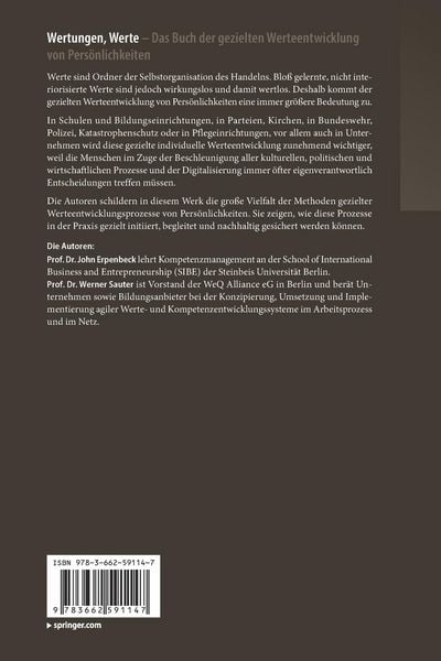 Produktbild: Wertungen, Werte – Das Buch der gezielten Werteentwicklung von Persönlichkeiten