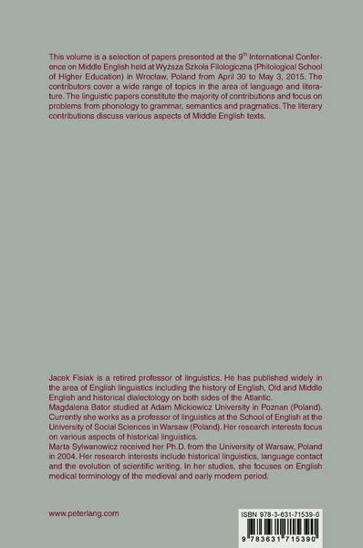 Produktbild: Essays and Studies in Middle English
