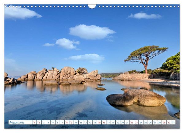 Produktbild: Korsika, das wilde Inselparadies im Mittelmeer (Wandkalender 2026 DIN A3 quer), CALVENDO Monatskalender
