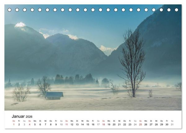 Produktbild: Salzburger Saalachtal - unterwegs im Pinzgau (Tischkalender 2026 DIN A5 quer), CALVENDO Monatskalender