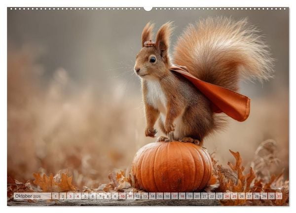 Produktbild: Hazelnuts Abenteuer (hochwertiger Premium Wandkalender 2026 DIN A2 quer), Kunstdruck in Hochglanz