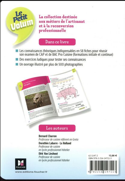 Produktbild: Technologie culinaire : l'essentiel en fiches