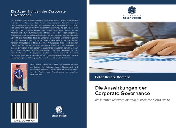 Produktbild: Die Auswirkungen der Corporate Governance