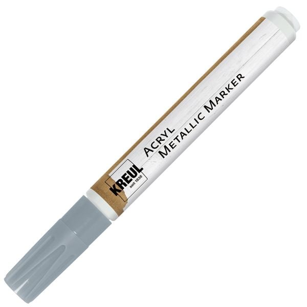 Produktbild: KREUL Acryl Metallic Marker medium silber