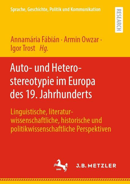 Produktbild: Auto- und Heterostereotypie im Europa des 19. Jahrhunderts