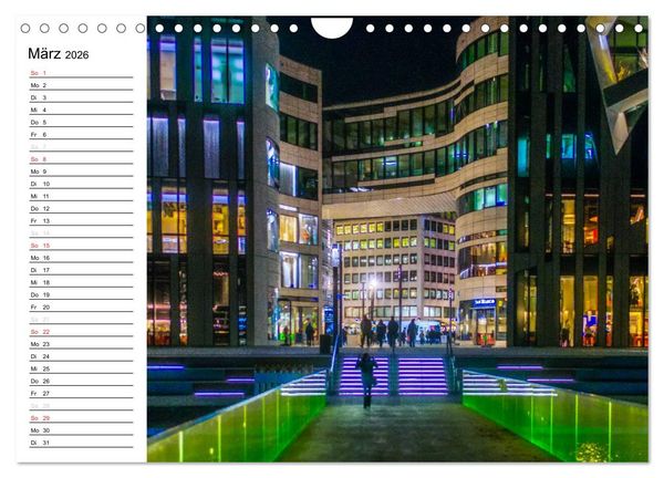 Produktbild: D&uuml;sseldorf - Impressionen (Wandkalender 2026 DIN A4 quer), CALVENDO Monatskalender