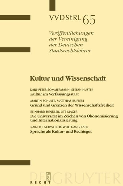 Produktbild: Kultur und Wissenschaft