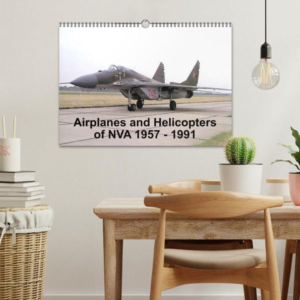 Produktbild: Airplanes and Helicopters of NVA 1957 - 1991 (Wall Calendar 2026 DIN A3 landscape), CALVENDO 12 Month Wall Calendar