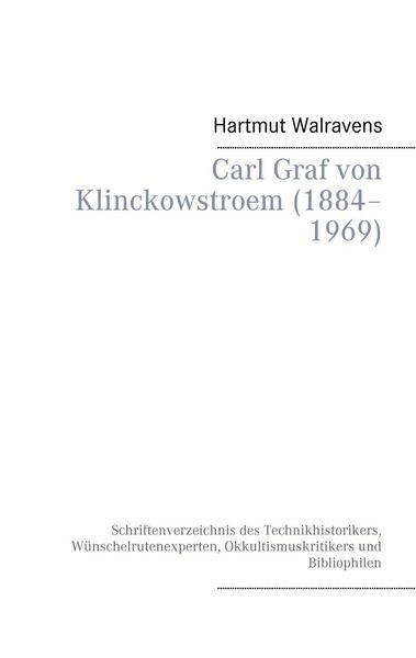 Produktbild: Carl Graf von Klinckowstroem (1884-1969)
