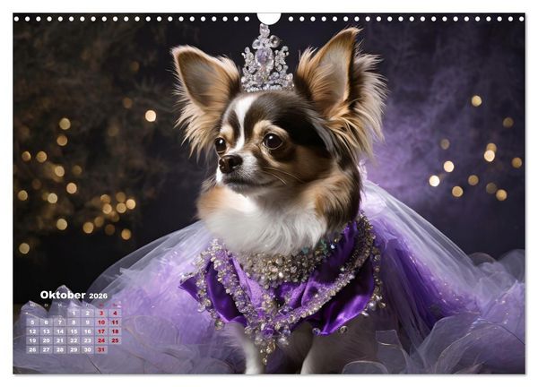 Produktbild: Kleine Hunde - Gro&szlig;e Diven (Wandkalender 2026 DIN A3 quer), CALVENDO Monatskalender