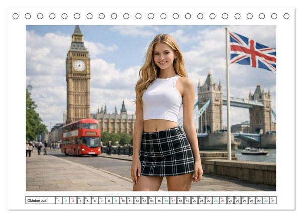 Produktbild: Sch&ouml;nheit(en) in Europa (Tischkalender 2027 DIN A5 quer), CALVENDO Monatskalender