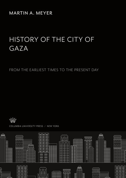Produktbild: History of the City of Gaza