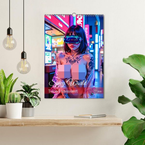 Produktbild: Spicy World - Tokio Unzensiert (Wandkalender 2026 DIN A3 hoch), CALVENDO Monatskalender