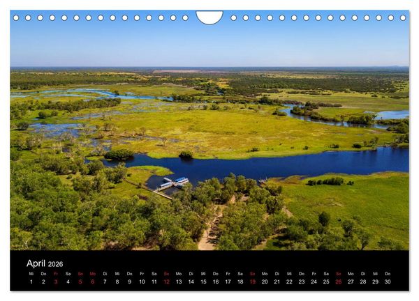 Produktbild: Australien 2026 Kimberley aus der Vogelperspektive (Wandkalender 2026 DIN A4 quer), CALVENDO Monatskalender