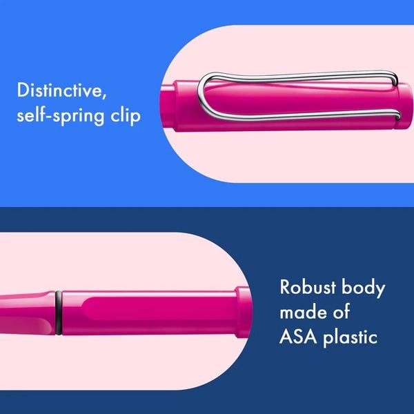 Produktbild: LAMY Tintenroller safari roll-ink mit T10 Tintenpatrone, pink