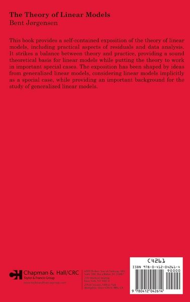 Produktbild: Theory of Linear Models