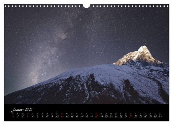 Produktbild: Faszination Milchstra&szlig;e - eine Reise zu den Nachtlandschaften unserer Erde (Wandkalender 2026 DIN A3 quer), CALVENDO Monatskalender