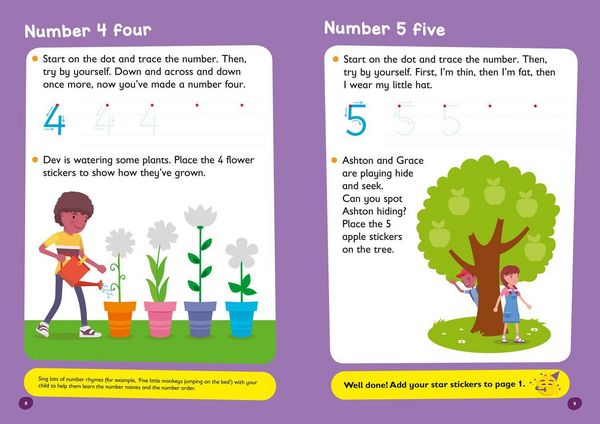 Produktbild: Ready for school: maths Sticker Book Ages 4-5
