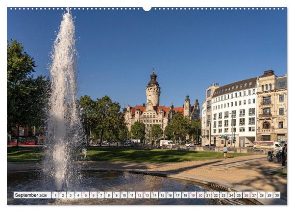 Produktbild: Sachsen - Leipzig (Wandkalender 2026 DIN A2 quer), CALVENDO Monatskalender