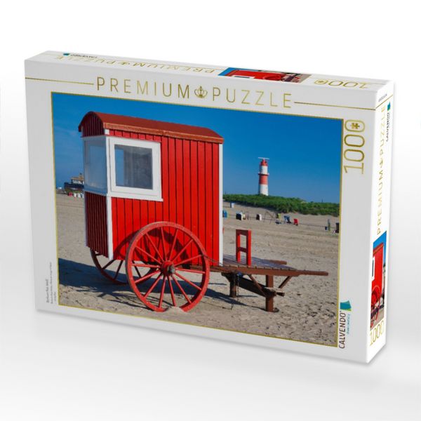Produktbild: CALVENDO Puzzle Borkum Rot-Wei&szlig; | 1000 Teile Lege-Gr&ouml;&szlig;e 64x48cm Foto-Puzzle f&uuml;r gl&uuml;ckliche Stunden