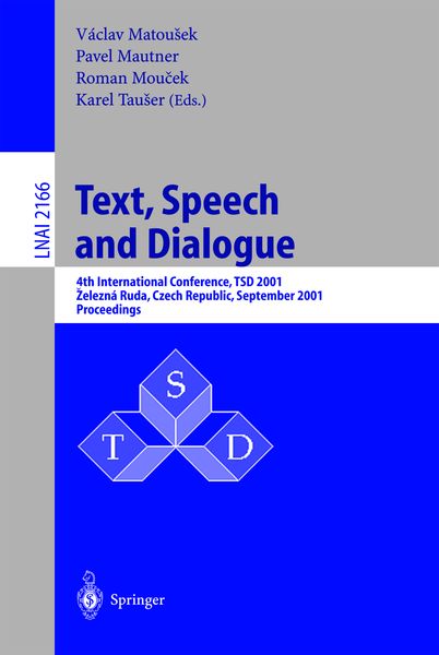 Produktbild: Text, Speech and Dialogue
