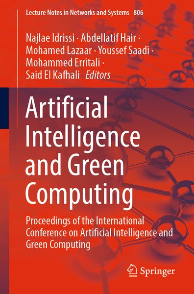 Produktbild: Artificial Intelligence and Green Computing
