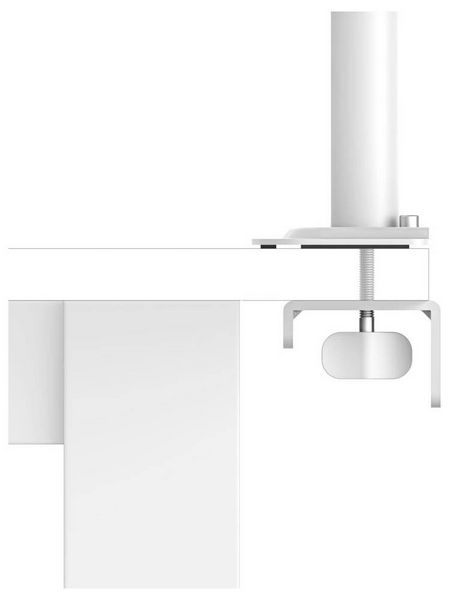 Produktbild: Hama Monitor-Tischhalterung 1 88,9 cm (35") Wei&szlig; Neigbar, H&ouml;henverstellbar, Rotierbar, Schwenkbar