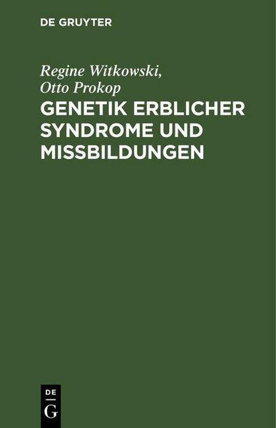 Produktbild: Genetik erblicher Syndrome und Mi&szlig;bildungen