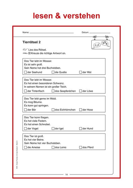 Produktbild: Ich lese Deutsch Band 3