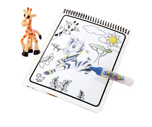 Produktbild: A&F Water Pen Safari Malbuch