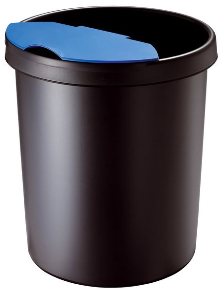 Produktbild: HELIT Papierkorb the german, schwarz