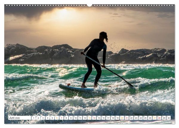 Produktbild: Stand-Up-Paddling SUP (Wandkalender 2026 DIN A2 quer), CALVENDO Monatskalender