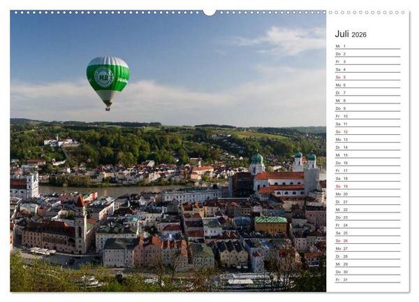 Produktbild: Pittoreskes Passau (Wandkalender 2026 DIN A2 quer), CALVENDO Monatskalender