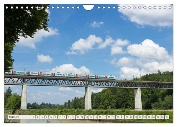 Produktbild: Br&uuml;cken im deutschsprachigen Raum (Wandkalender 2026 DIN A4 quer), CALVENDO Monatskalender