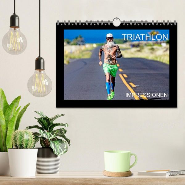 Produktbild: TRIATHLON Impressionen (Wandkalender 2026 DIN A4 quer), CALVENDO Monatskalender