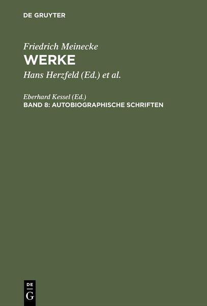 Produktbild: Autobiographische Schriften