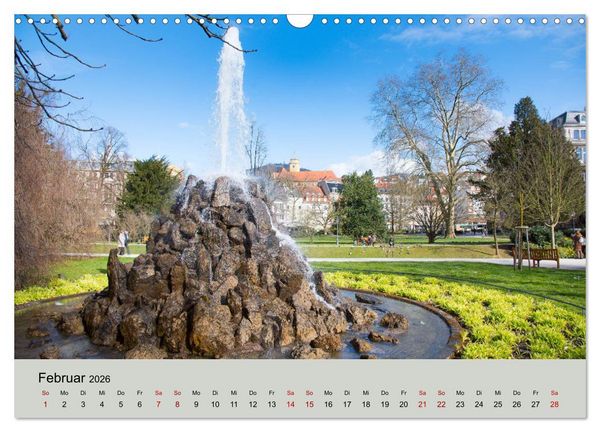 Produktbild: Kurpark Baden-Baden (Wandkalender 2026 DIN A3 quer), CALVENDO Monatskalender