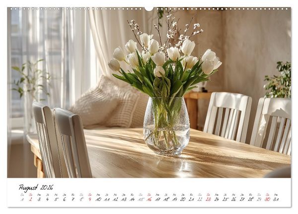 Produktbild: Scandi Interiors - Skandinavisches Wohngl&uuml;ck f&uuml;r Zuhause (Wandkalender 2026 DIN A2 quer), CALVENDO Monatskalender