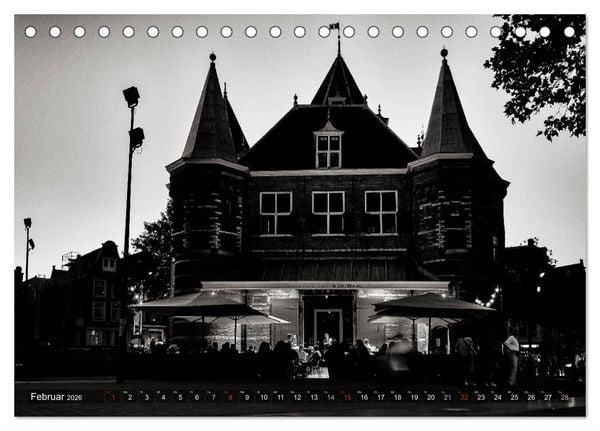 Produktbild: Ein Blick auf Amsterdam (Tischkalender 2026 DIN A5 quer), CALVENDO Monatskalender