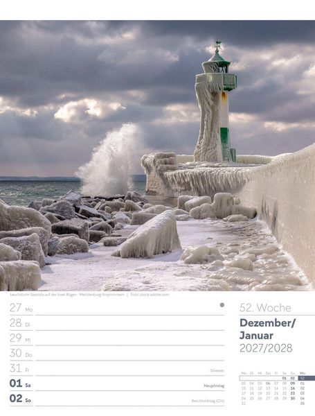 Produktbild: Malerisches Deutschland Wochenplaner Kalender 2027