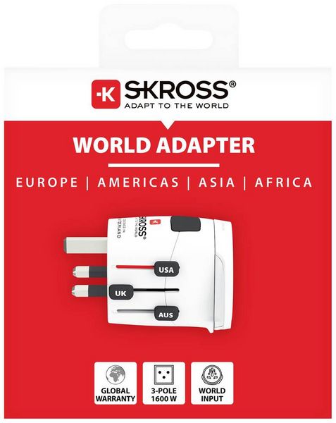 Produktbild: Skross 1103165 Reiseadapter Pro Light World