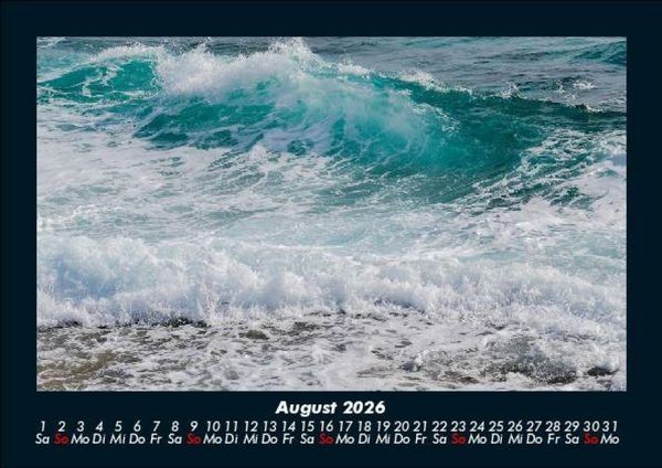 Produktbild: Die sch&ouml;nsten Meereslandschaften 2026 Fotokalender DIN A5