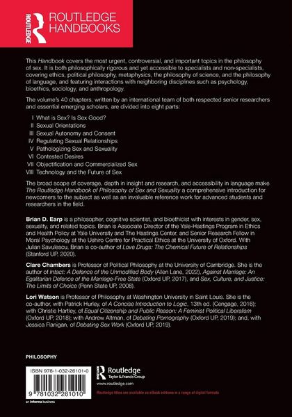 Produktbild: The Routledge Handbook of Philosophy of Sex and Sexuality