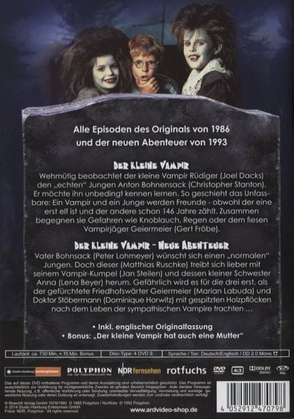 Produktbild: Der kleine Vampir - Alle Abenteuer [4 DVDs]