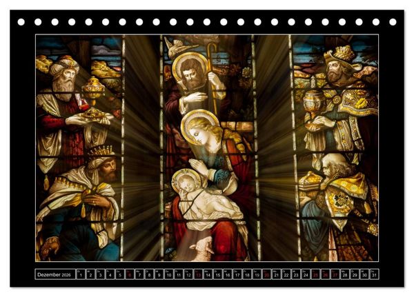 Produktbild: IRLAND - Fenster des Glaubens (Tischkalender 2026 DIN A5 quer), CALVENDO Monatskalender