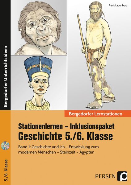 Produktbild: Stationenlernen Geschichte 5/6 Band 1 - inklusiv