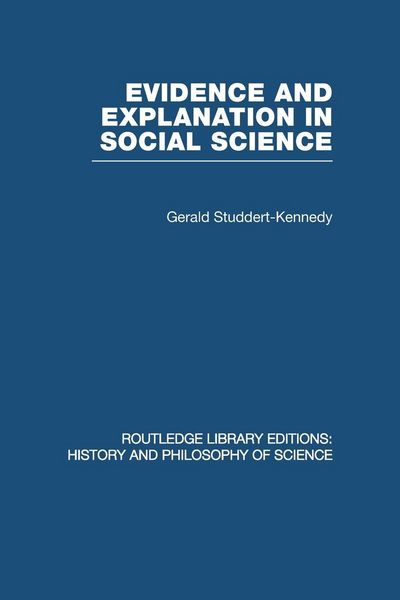 Produktbild: Evidence and Explanation in Social Science
