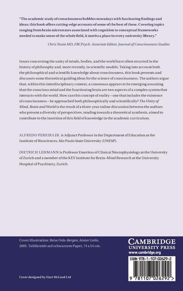 Produktbild: The Unity of Mind, Brain and World