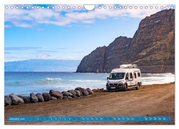 Produktbild: CANARY ISLANDS by CAMPER VAN (Wall Calendar 2026 DIN A4 landscape), CALVENDO 12 Month Wall Calendar