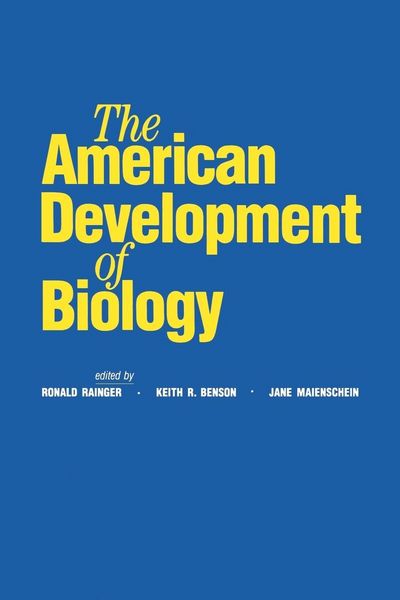 Produktbild: The American Development of Biology